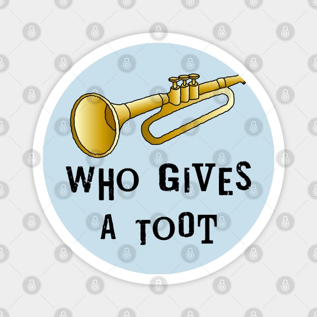 Trumpet Toot Magnet by Barthol Graphics